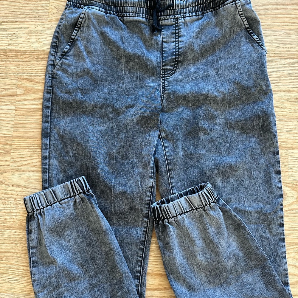 YMI Gray Jeggings with Elastic Waistband